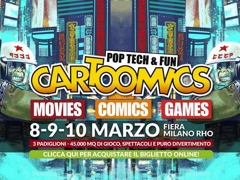Cartoomics 2019, a Milano la fiera del fumetto
